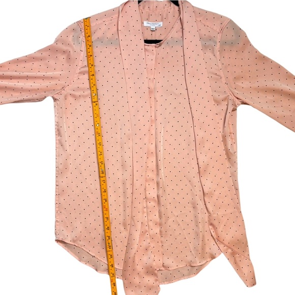 Equipment Womens Luis Blouse Medium in Rose Black Polka Dot - Picture 9 of 9